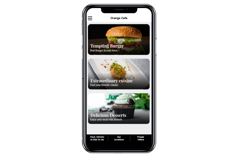 restaurant food ordering app
