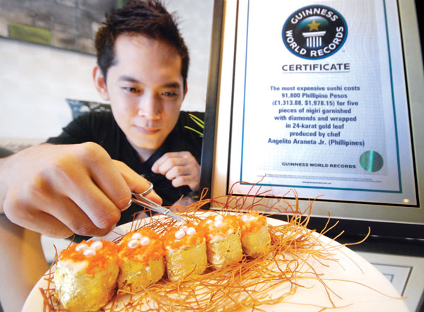 Chef Angelito Araneta Jr. Sushi