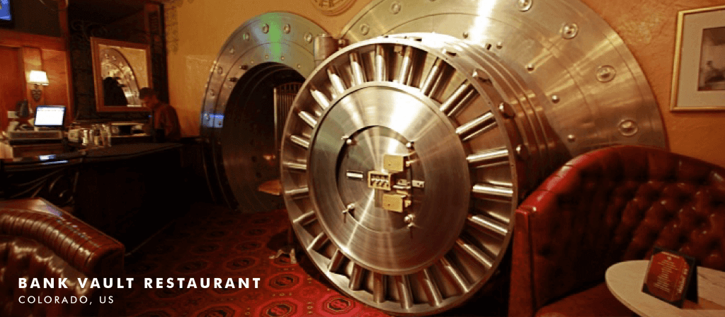 bank vault restaurant colorado us