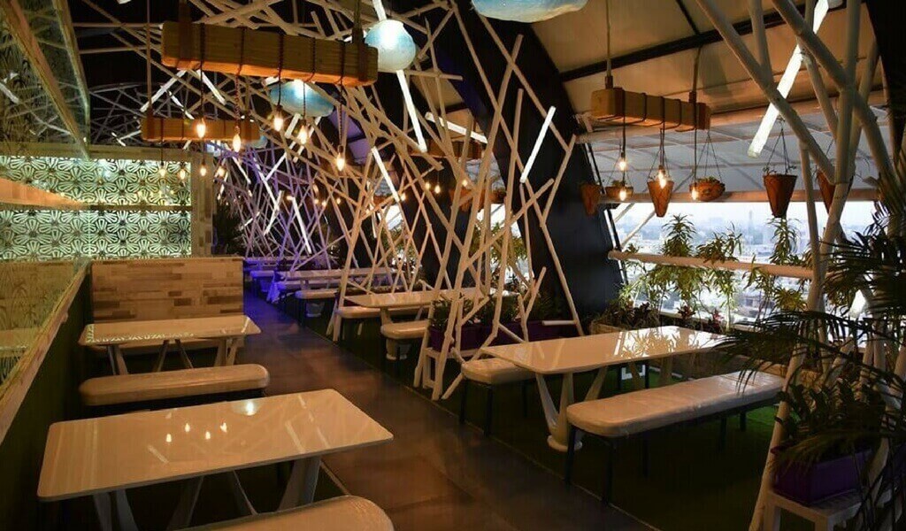 blue rooftop cafe restaurant bistro ahmedabad