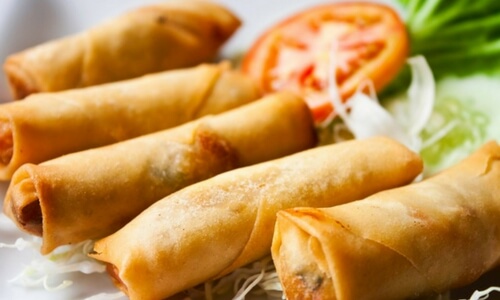 cinnamon deck veg spring roll