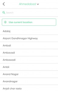 find nearby places