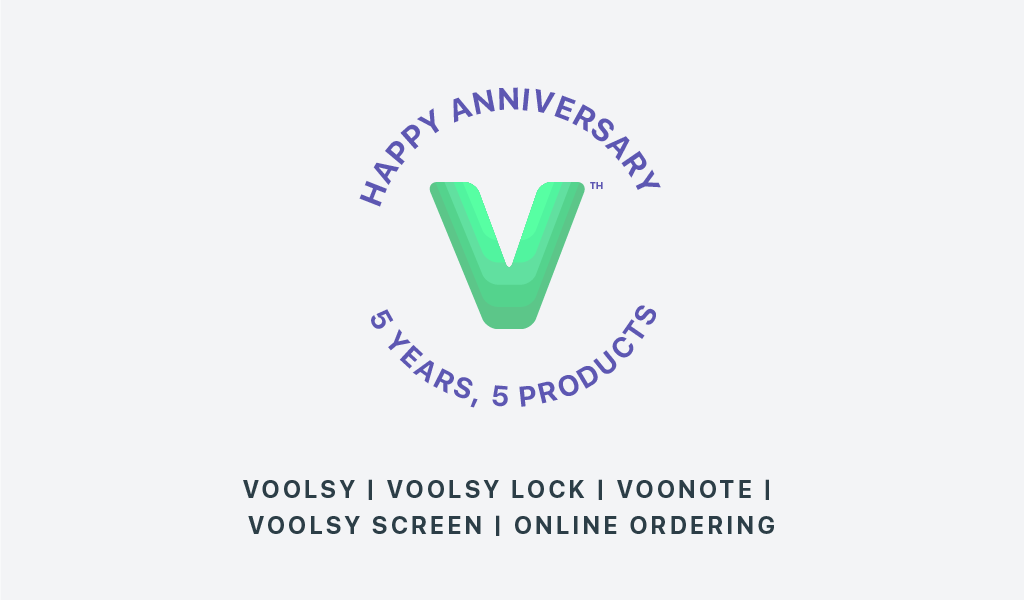 voolsy 5 th anniversary